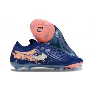 Nike Phantom Luna II Elite L FG Erling Haaland Blå Silver för Herr Billiga Fotbollsskor Nike Phantom Luna II Elite L FG Erling Haaland Blå Silver