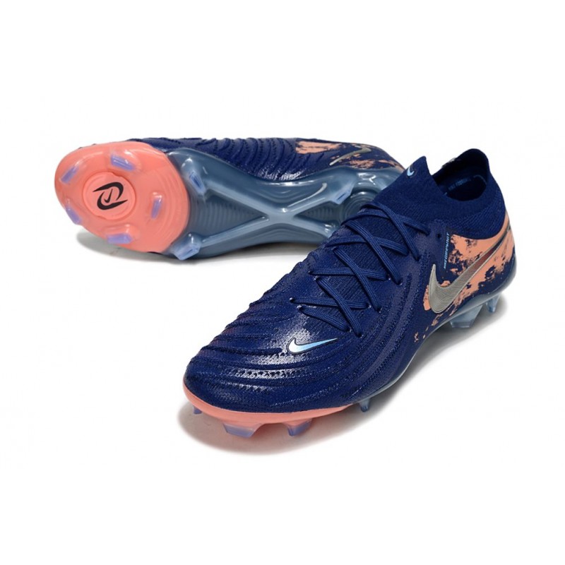 Nike Phantom Luna II Elite L FG Erling Haaland Blå Silver för Herr 7 Billiga Fotbollsskor Nike Phantom Luna II Elite L FG Erling Haaland Blå Silver 7
