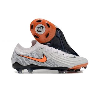 Nike Phantom Luna II Elite L FG Grå Orange för Herr Billiga Fotbollsskor Nike Phantom Luna II Elite L FG Grå Orange