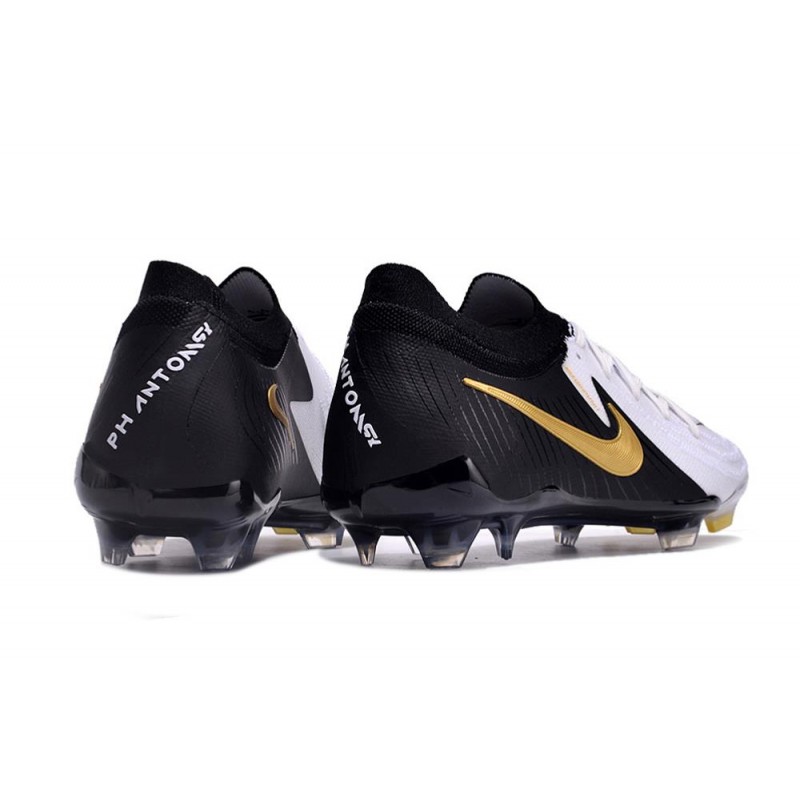 Nike Phantom Luna II Elite L FG Mad Ready – Vit Svart Guld för Herr 6 Billiga Fotbollsskor Nike Phantom Luna II Elite L FG Mad Ready – Vit Svart Guld 6