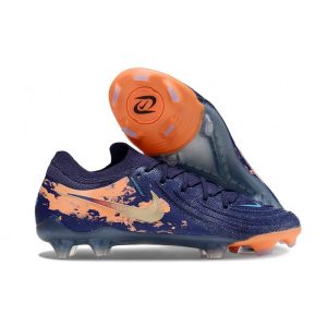 Nike Phantom Luna II Elite L FG Personal Edition – Navy Krom Limited Edition för Herr Billiga Fotbollsskor Nike Phantom Luna II Elite L FG Personal Edition – Navy Krom Limited Edition