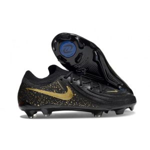 Nike Phantom Luna II Elite L FG Svart Guld för Herr Billiga Fotbollsskor Nike Phantom Luna II Elite L FG Svart Guld