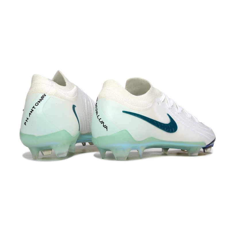 Nike Phantom Luna II Elite L FG Vit Grön för Herr 6 Billiga Fotbollsskor Nike Phantom Luna II Elite L FG Vit Grön 6