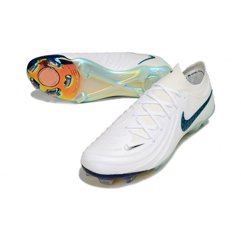 Nike Phantom Luna II Elite L FG Vit Grön för Herr 7 Billiga Fotbollsskor Nike Phantom Luna II Elite L FG Vit Grön 7