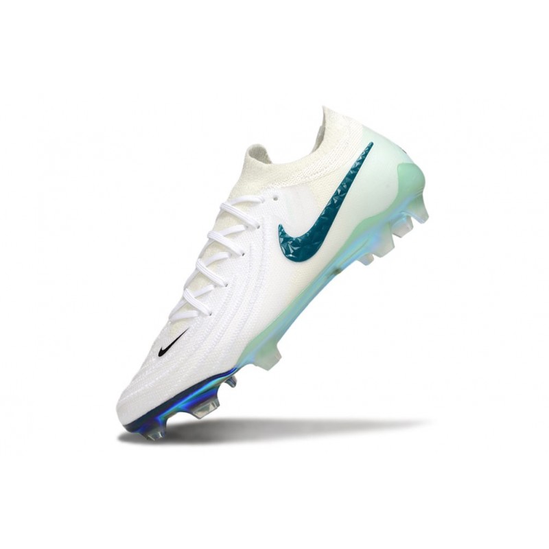Nike Phantom Luna II Elite L FG Vit Grön för Herr 8 Billiga Fotbollsskor Nike Phantom Luna II Elite L FG Vit Grön 8