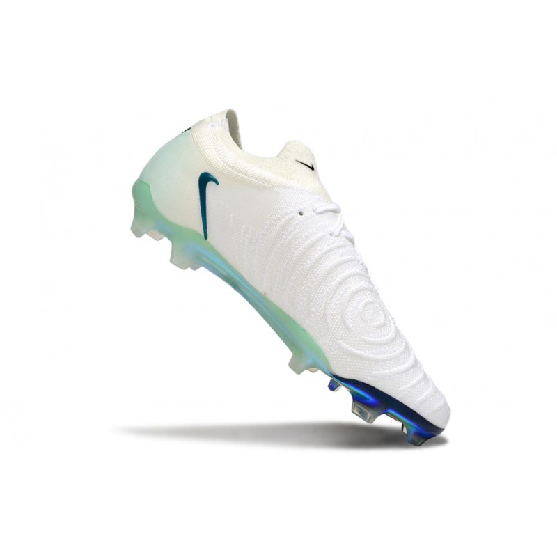 Nike Phantom Luna II Elite L FG Vit Grön för Herr 9 Billiga Fotbollsskor Nike Phantom Luna II Elite L FG Vit Grön 9