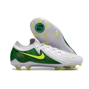 Nike Phantom Luna II Elite L FG Vit Grön för Herr Billiga Fotbollsskor Nike Phantom Luna II Elite L FG Vit Grön