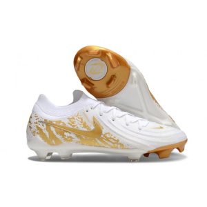 Nike Phantom Luna II Elite L FG Vit Guld för Herr Billiga Fotbollsskor Nike Phantom Luna II Elite L FG Vit Guld