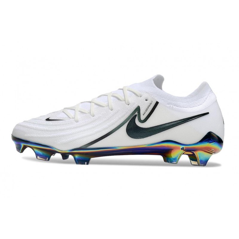 Nike Phantom Luna II Elite L FG Vit Svart för Herr 4 Billiga Fotbollsskor Nike Phantom Luna II Elite L FG Vit Svart 4