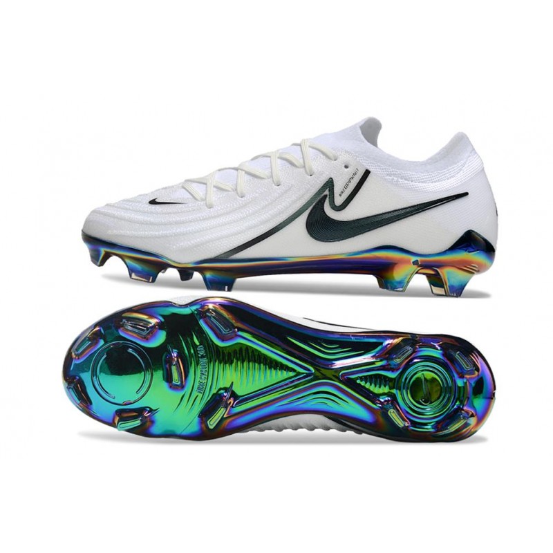 Nike Phantom Luna II Elite L FG Vit Svart för Herr 5 Billiga Fotbollsskor Nike Phantom Luna II Elite L FG Vit Svart 5