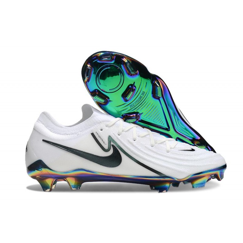 Nike Phantom Luna II Elite L FG Vit Svart för Herr 3 Billiga Fotbollsskor Nike Phantom Luna II Elite L FG Vit Svart 3