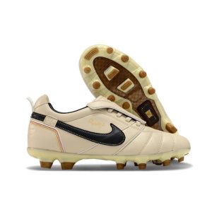 Nike Tiempo Legend 10 Elite FG Beige Svart för Herr Billiga Fotbollsskor Nike Tiempo Legend 10 Elite FG Beige Svart