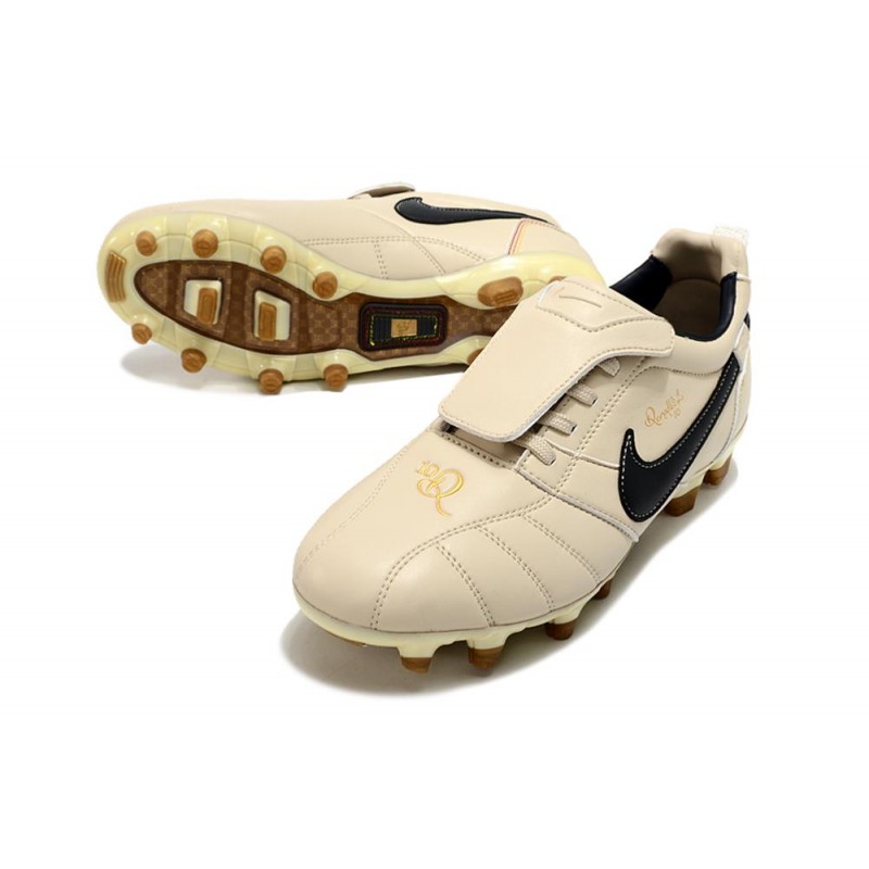 Nike Tiempo Legend 10 Elite FG Beige Svart för Herr 7 Billiga Fotbollsskor Nike Tiempo Legend 10 Elite FG Beige Svart 7