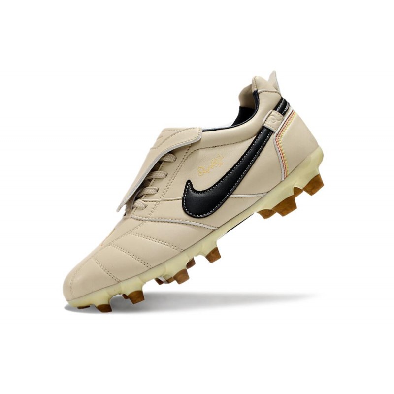 Nike Tiempo Legend 10 Elite FG Beige Svart för Herr 8 Billiga Fotbollsskor Nike Tiempo Legend 10 Elite FG Beige Svart 8