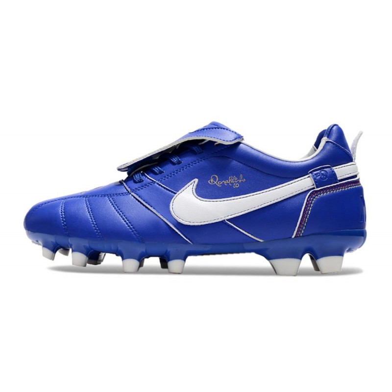 Nike Tiempo Legend 10 Elite FG Blå Vit för Herr 4 Billiga Fotbollsskor Nike Tiempo Legend 10 Elite FG Blå Vit 4