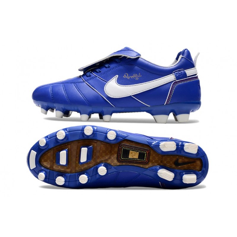 Nike Tiempo Legend 10 Elite FG Blå Vit för Herr 5 Billiga Fotbollsskor Nike Tiempo Legend 10 Elite FG Blå Vit 5