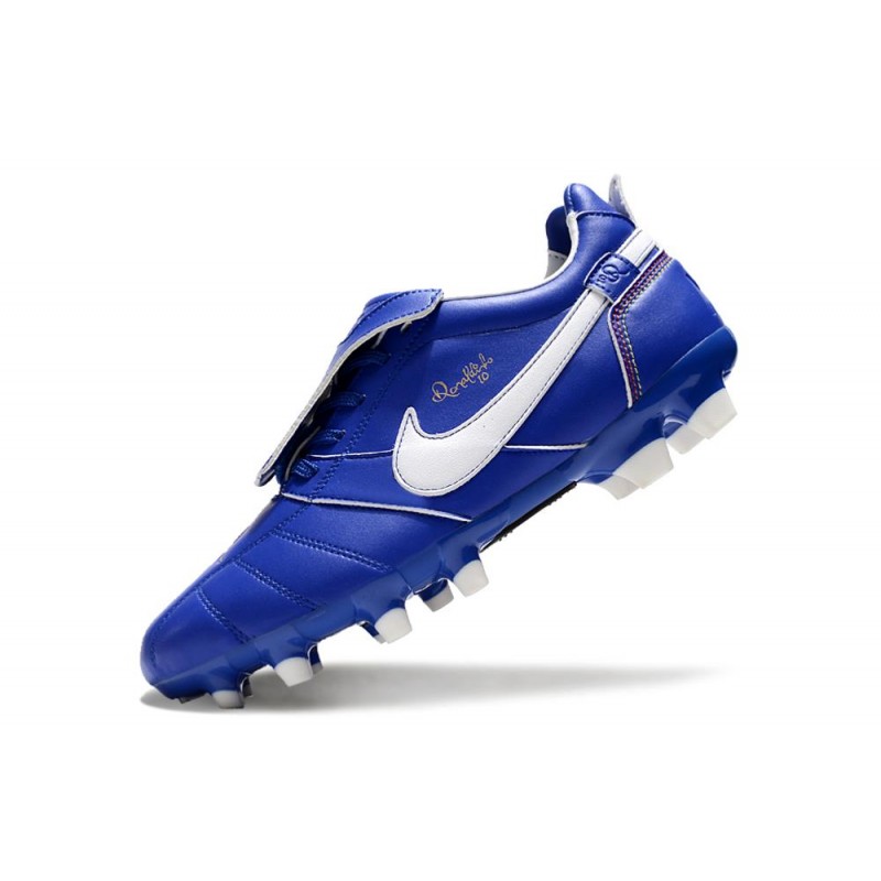 Nike Tiempo Legend 10 Elite FG Blå Vit för Herr 8 Billiga Fotbollsskor Nike Tiempo Legend 10 Elite FG Blå Vit 8