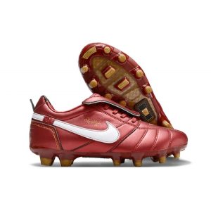 Nike Tiempo Legend 10 Elite FG Röd Vit för Herr Billiga Fotbollsskor Nike Tiempo Legend 10 Elite FG Röd Vit