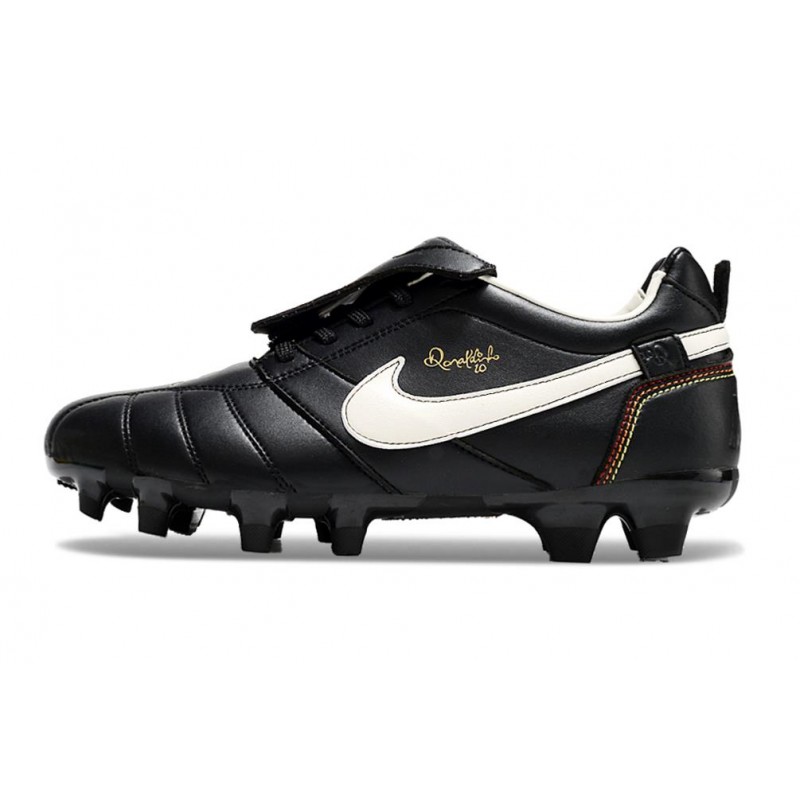 Nike Tiempo Legend 10 Elite FG Svart Vit för Herr 4 Billiga Fotbollsskor Nike Tiempo Legend 10 Elite FG Svart Vit 4