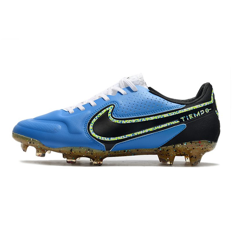 Nike Tiempo Legend 9 Elite FG Fotbollsskor Blå Svart för Herr 4 Billiga Fotbollsskor Nike Tiempo Legend 9 Elite FG Fotbollsskor Blå Svart 4