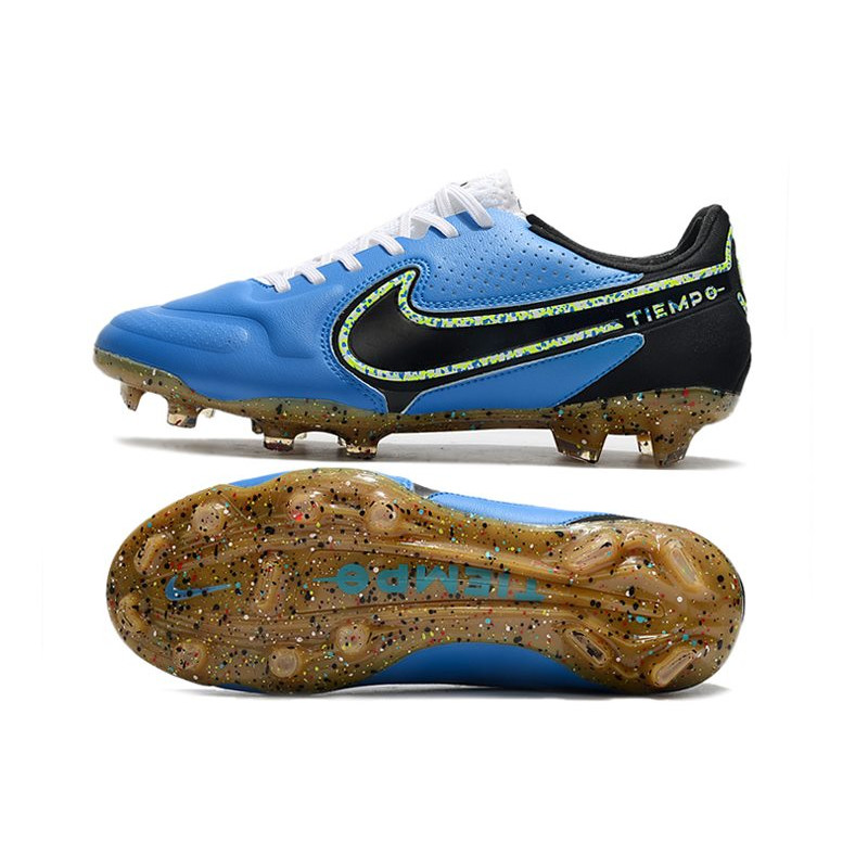 Nike Tiempo Legend 9 Elite FG Fotbollsskor Blå Svart för Herr 5 Billiga Fotbollsskor Nike Tiempo Legend 9 Elite FG Fotbollsskor Blå Svart 5