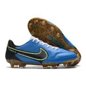 Nike Tiempo Legend 9 Elite FG Fotbollsskor Blå Svart för Herr Billiga Fotbollsskor Nike Tiempo Legend 9 Elite FG Fotbollsskor Blå Svart