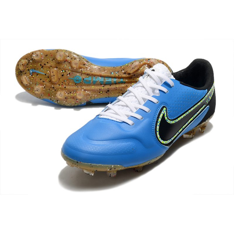 Nike Tiempo Legend 9 Elite FG Fotbollsskor Blå Svart för Herr 7 Billiga Fotbollsskor Nike Tiempo Legend 9 Elite FG Fotbollsskor Blå Svart 7