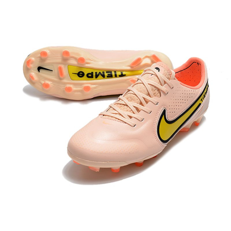 Nike Tiempo Legend 9 Elite FG Fotbollsskor Lucent – Orange Gul Rosa för Herr 7 Billiga Fotbollsskor Nike Tiempo Legend 9 Elite FG Fotbollsskor Lucent – Orange Gul Rosa 7