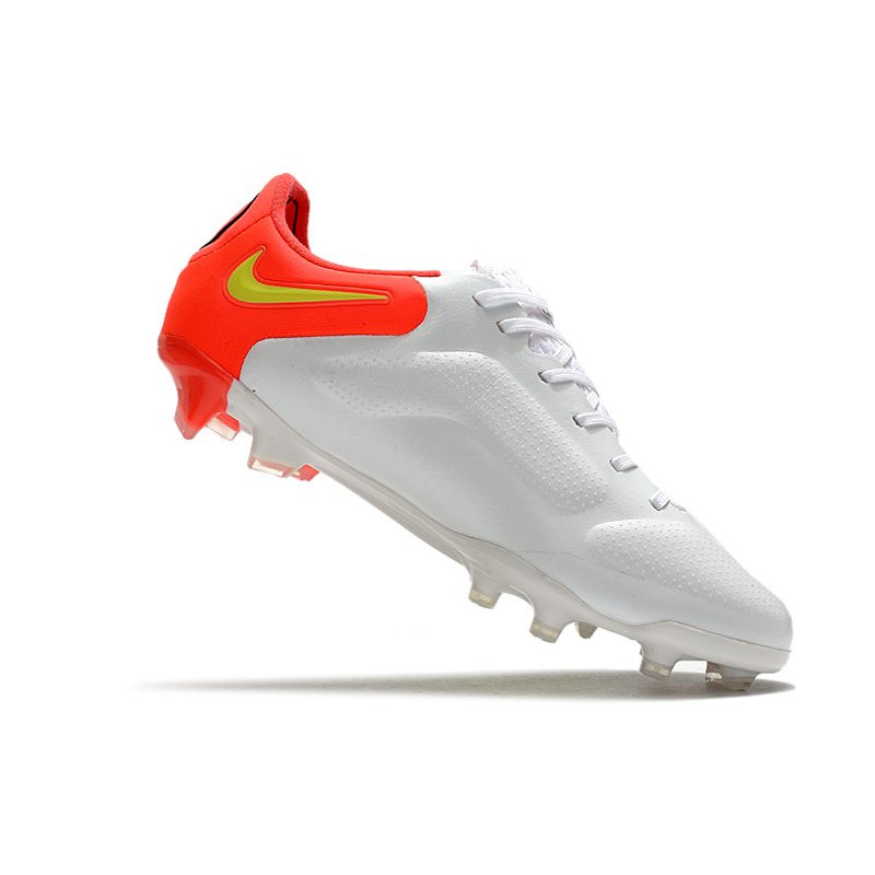 Nike Tiempo Legend 9 Elite FG Fotbollsskor Motivation – Vit Neon Röd för Herr 9 Billiga Fotbollsskor Nike Tiempo Legend 9 Elite FG Fotbollsskor Motivation – Vit Neon Röd 9