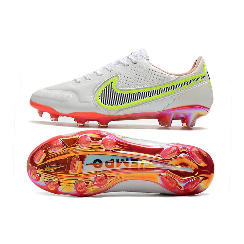 Nike Tiempo Legend 9 Elite FG Fotbollsskor Rawdacious – Vit Röd Rosa för Herr 5 Billiga Fotbollsskor Nike Tiempo Legend 9 Elite FG Fotbollsskor Rawdacious – Vit Röd Rosa 5