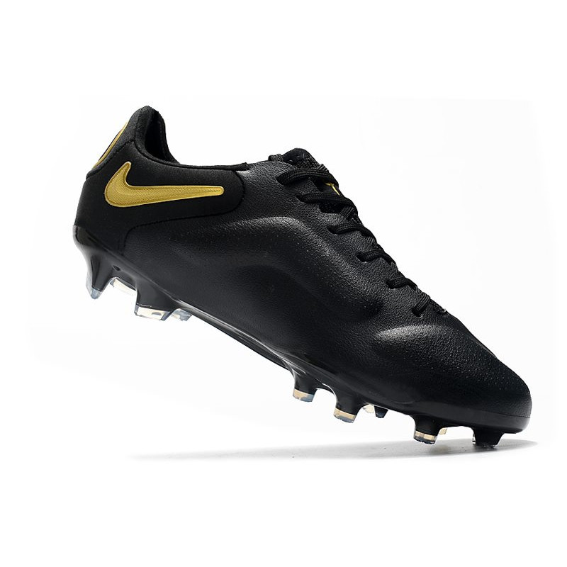 Nike Tiempo Legend 9 Elite FG Fotbollsskor Svart Guld för Herr 9 Billiga Fotbollsskor Nike Tiempo Legend 9 Elite FG Fotbollsskor Svart Guld 9