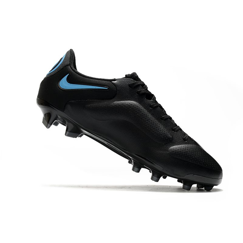 Nike Tiempo Legend 9 Elite FG Fotbollsskor Svart Guld Blå för Herr 9 Billiga Fotbollsskor Nike Tiempo Legend 9 Elite FG Fotbollsskor Svart Guld Blå 9
