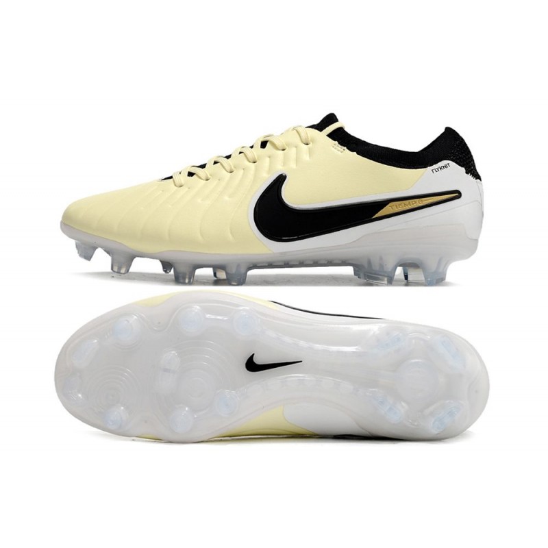 Nike Tiempo Legend X Elite FG Mad Ready – Lemonade Svart för Herr 5 Billiga Fotbollsskor Nike Tiempo Legend X Elite FG Mad Ready – Lemonade Svart 5