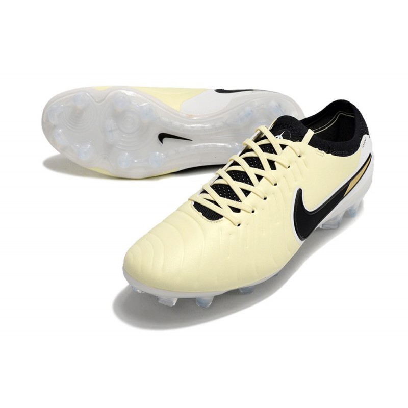 Nike Tiempo Legend X Elite FG Mad Ready – Lemonade Svart för Herr 7 Billiga Fotbollsskor Nike Tiempo Legend X Elite FG Mad Ready – Lemonade Svart 7