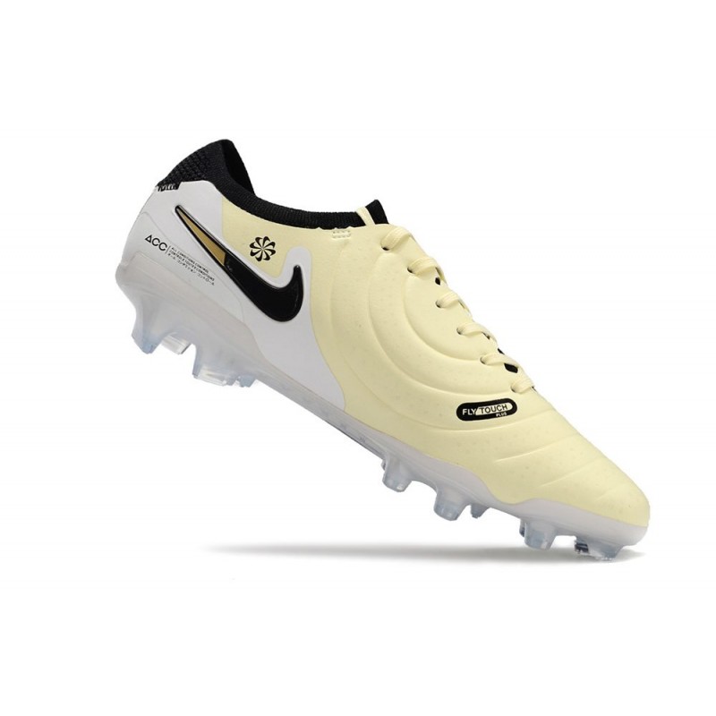 Nike Tiempo Legend X Elite FG Mad Ready – Lemonade Svart för Herr 9 Billiga Fotbollsskor Nike Tiempo Legend X Elite FG Mad Ready – Lemonade Svart 9