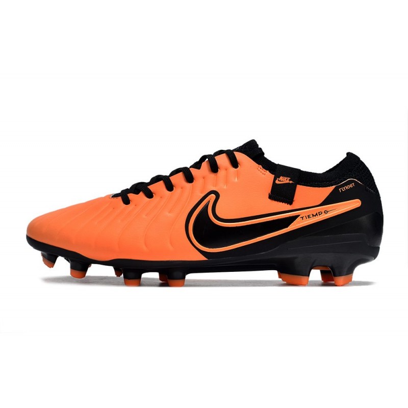 Nike Tiempo Legend X Elite FG Orange Svart för Herr 4 Billiga Fotbollsskor Nike Tiempo Legend X Elite FG Orange Svart 4