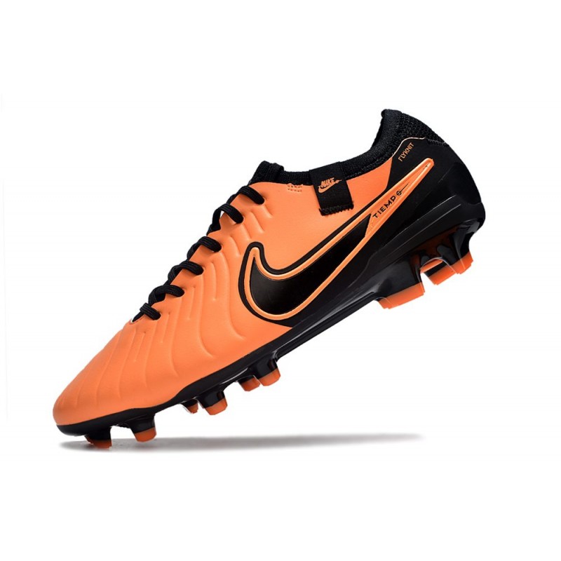 Nike Tiempo Legend X Elite FG Orange Svart för Herr 8 Billiga Fotbollsskor Nike Tiempo Legend X Elite FG Orange Svart 8