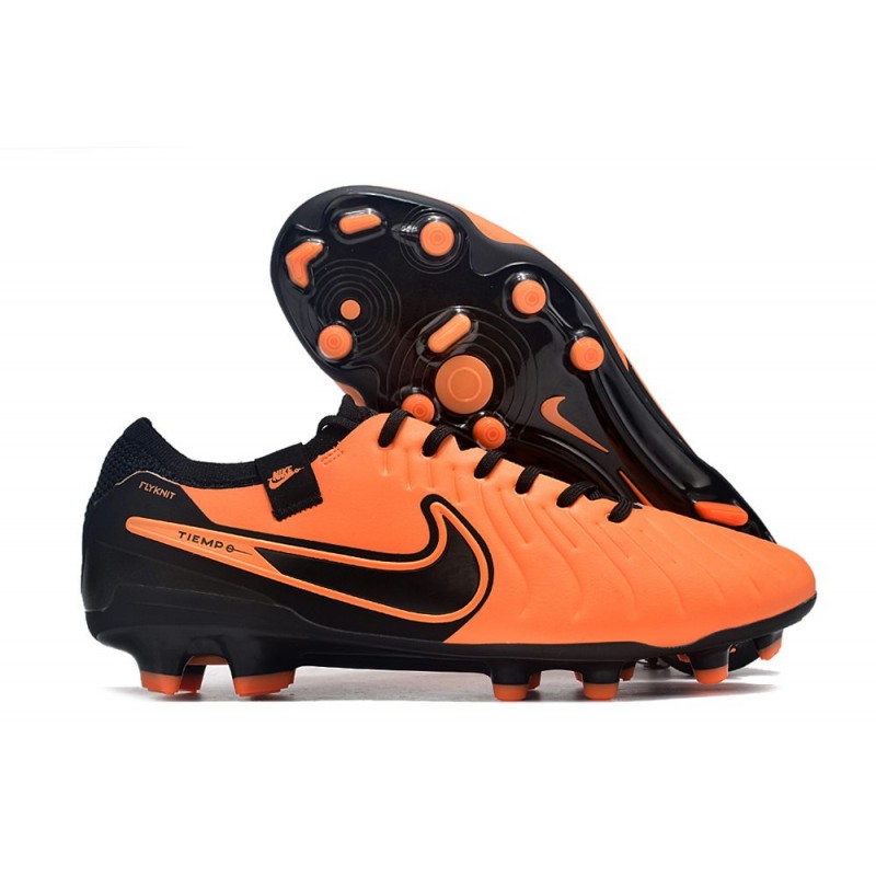 Nike Tiempo Legend X Elite FG Orange Svart för Herr 3 Billiga Fotbollsskor Nike Tiempo Legend X Elite FG Orange Svart 3
