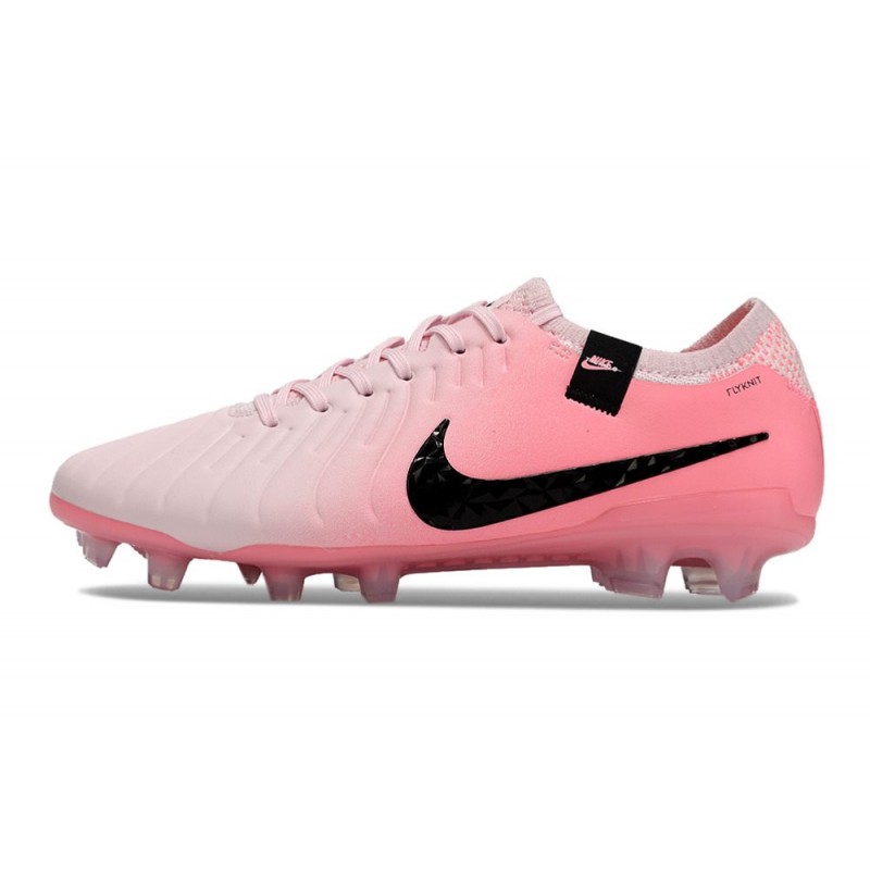 Nike Tiempo Legend X Elite FG Rosa Svart för Herr 4 Billiga Fotbollsskor Nike Tiempo Legend X Elite FG Rosa Svart 4