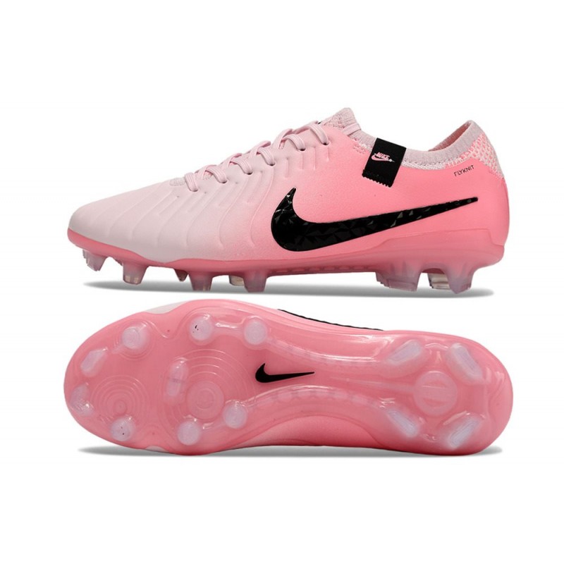 Nike Tiempo Legend X Elite FG Rosa Svart för Herr 5 Billiga Fotbollsskor Nike Tiempo Legend X Elite FG Rosa Svart 5