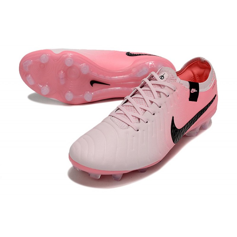 Nike Tiempo Legend X Elite FG Rosa Svart för Herr 7 Billiga Fotbollsskor Nike Tiempo Legend X Elite FG Rosa Svart 7