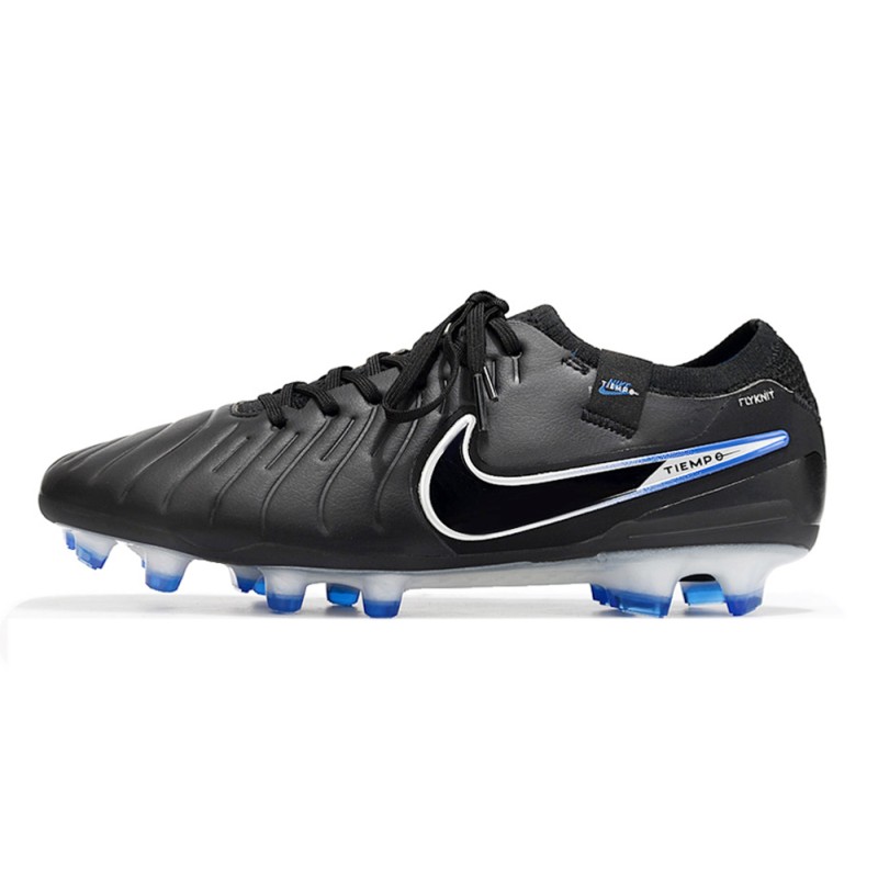 Nike Tiempo Legend X Elite FG Shadow – Svart Krom Blå för Herr 4 Billiga Fotbollsskor Nike Tiempo Legend X Elite FG Shadow – Svart Krom Blå 4