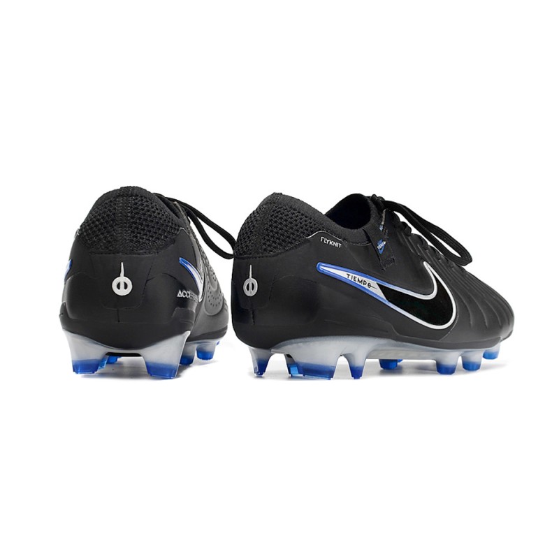 Nike Tiempo Legend X Elite FG Shadow – Svart Krom Blå för Herr 6 Billiga Fotbollsskor Nike Tiempo Legend X Elite FG Shadow – Svart Krom Blå 6