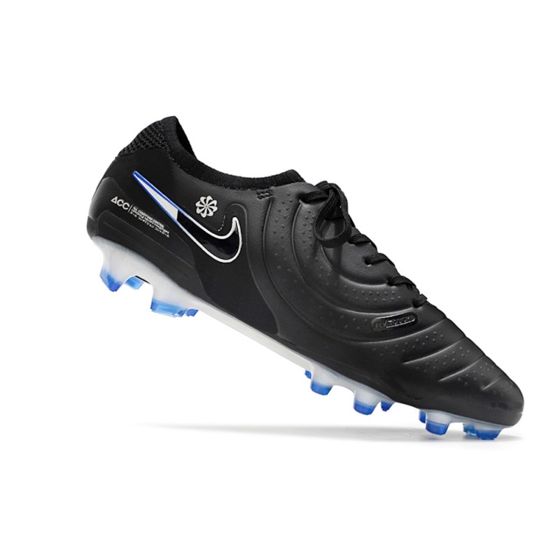 Nike Tiempo Legend X Elite FG Shadow – Svart Krom Blå för Herr 9 Billiga Fotbollsskor Nike Tiempo Legend X Elite FG Shadow – Svart Krom Blå 9