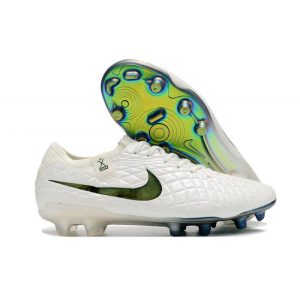 Nike Tiempo Legend X Elite FG Vit Svart Grön för Herr Billiga Fotbollsskor Nike Tiempo Legend X Elite FG Vit Svart Grön
