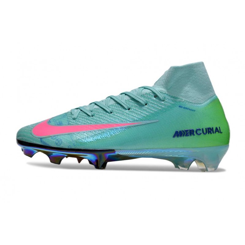 Nike Zoom Mercurial Superfly 10 Elite FG Cosmic Speed 2 – Turkos Svart Limited Edition för Herr 4 Billiga Fotbollsskor Nike Zoom Mercurial Superfly 10 Elite FG Cosmic Speed 2 – Turkos Svart Limited Edition 4