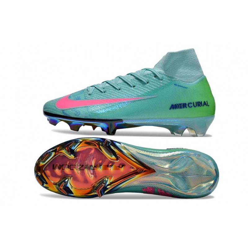 Nike Zoom Mercurial Superfly 10 Elite FG Cosmic Speed 2 – Turkos Svart Limited Edition för Herr 5 Billiga Fotbollsskor Nike Zoom Mercurial Superfly 10 Elite FG Cosmic Speed 2 – Turkos Svart Limited Edition 5