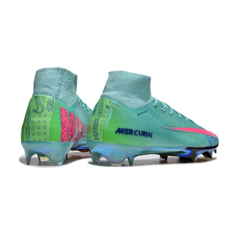 Nike Zoom Mercurial Superfly 10 Elite FG Cosmic Speed 2 – Turkos Svart Limited Edition för Herr 6 Billiga Fotbollsskor Nike Zoom Mercurial Superfly 10 Elite FG Cosmic Speed 2 – Turkos Svart Limited Edition 6