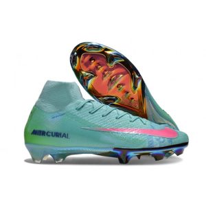 Nike Zoom Mercurial Superfly 10 Elite FG Cosmic Speed 2 – Turkos Svart Limited Edition för Herr Billiga Fotbollsskor Nike Zoom Mercurial Superfly 10 Elite FG Cosmic Speed 2 – Turkos Svart Limited Edition