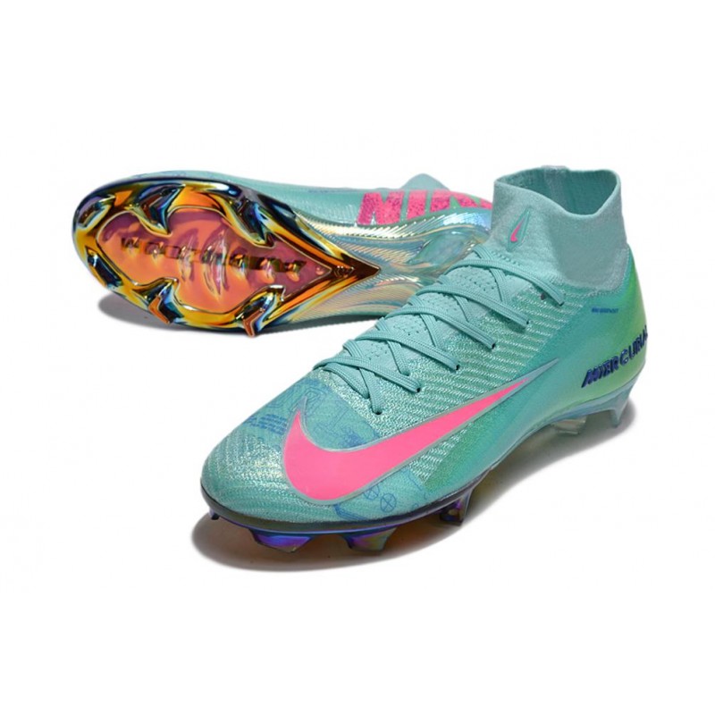 Nike Zoom Mercurial Superfly 10 Elite FG Cosmic Speed 2 – Turkos Svart Limited Edition för Herr 7 Billiga Fotbollsskor Nike Zoom Mercurial Superfly 10 Elite FG Cosmic Speed 2 – Turkos Svart Limited Edition 7